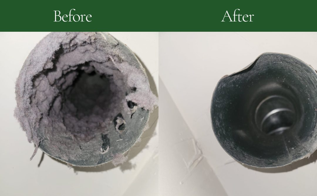 Air Duct Cleaning Before After