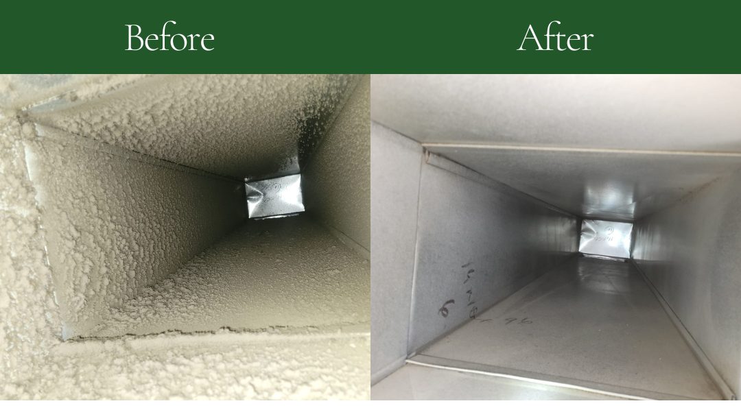 Air Duct Cleaning Before After