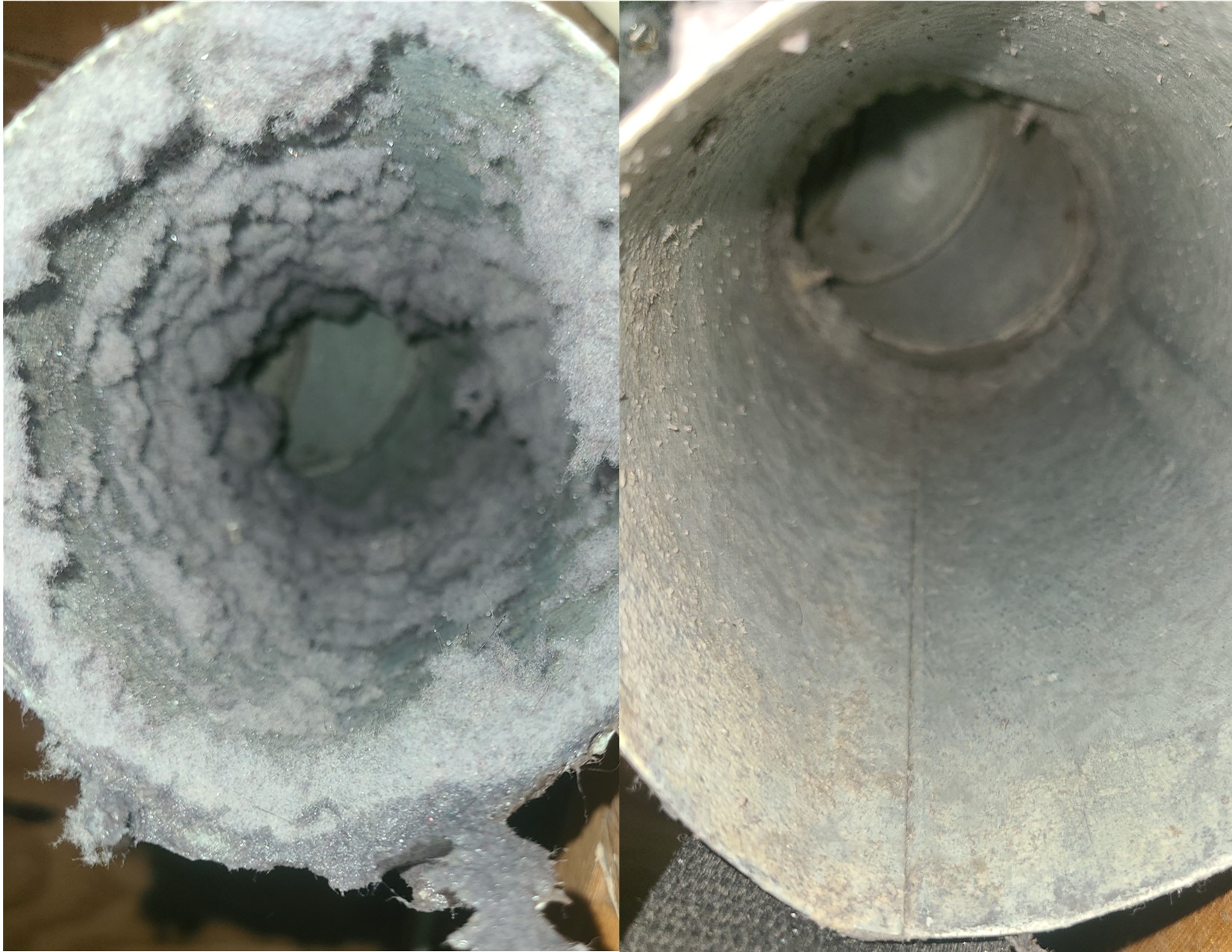Dryer Vent Cleaning Before & After-01